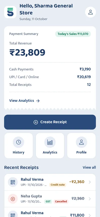 SmartRaseed dashboard